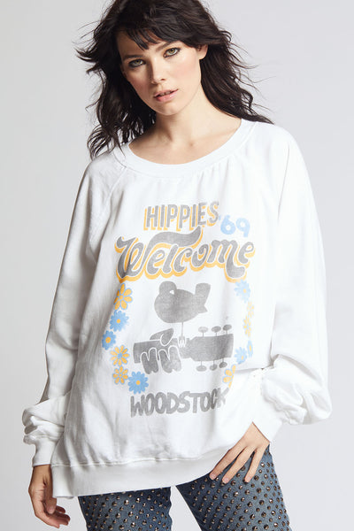 Woodstock Hippies Welcome Sweatshirt