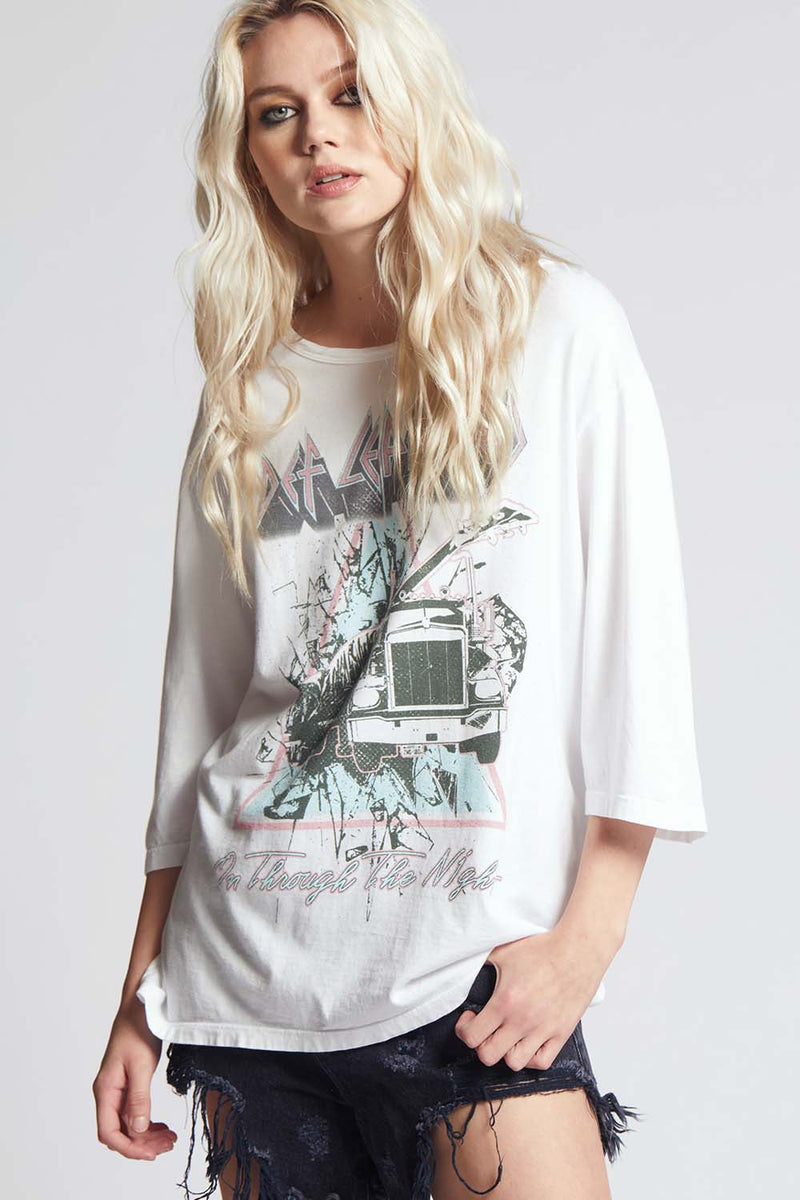 Def Leppard On Through The Night Truck Tee