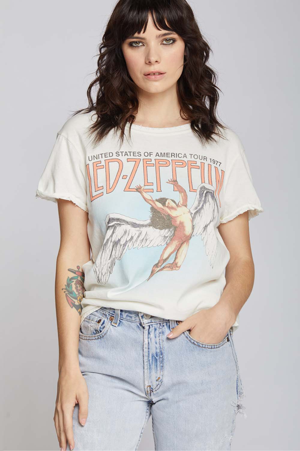 Led Zeppelin USA Tour 1977 Tee - Recycled Karma Brands