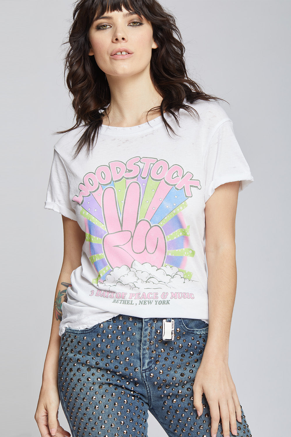 Woodstock Peace Out Tee