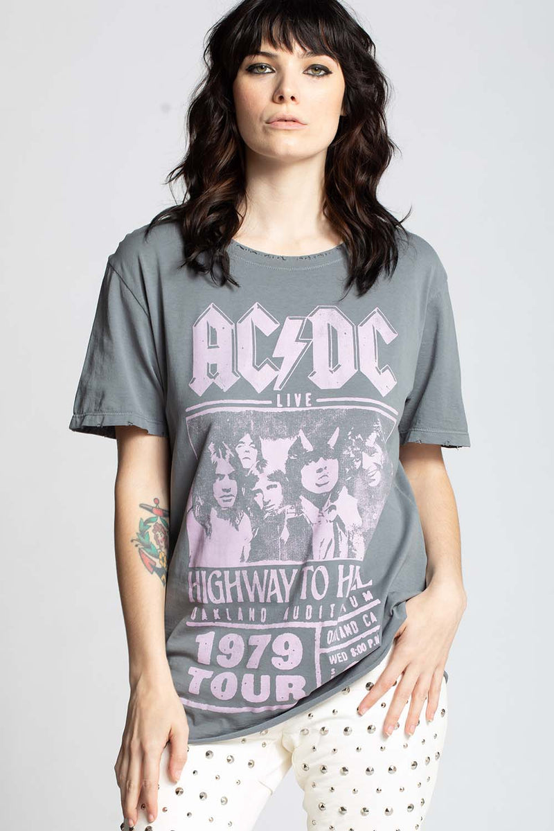 AC/DC 1979 Concert Poster Tee - Recycled Karma Brands