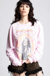 (ARCHIVE) Janis Joplin In Concert Floral Fitted Sweatshirt