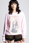 (ARCHIVE) Janis Joplin In Concert Floral Fitted Sweatshirt