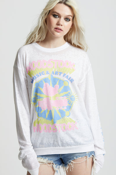 Woodstock Music & Art Fair Fitted Sweatshirt