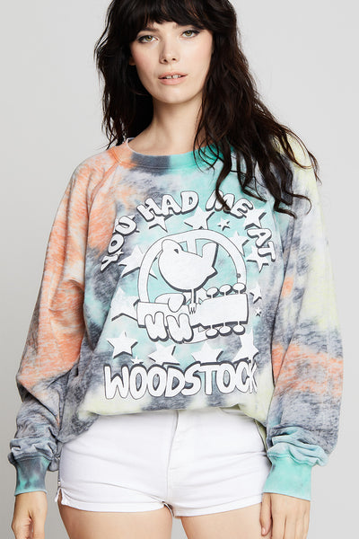 Woodstock Fall Tie Dye Sweatshirt