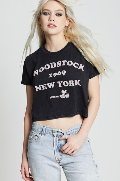 Woodstock '69 New York Crop Tee