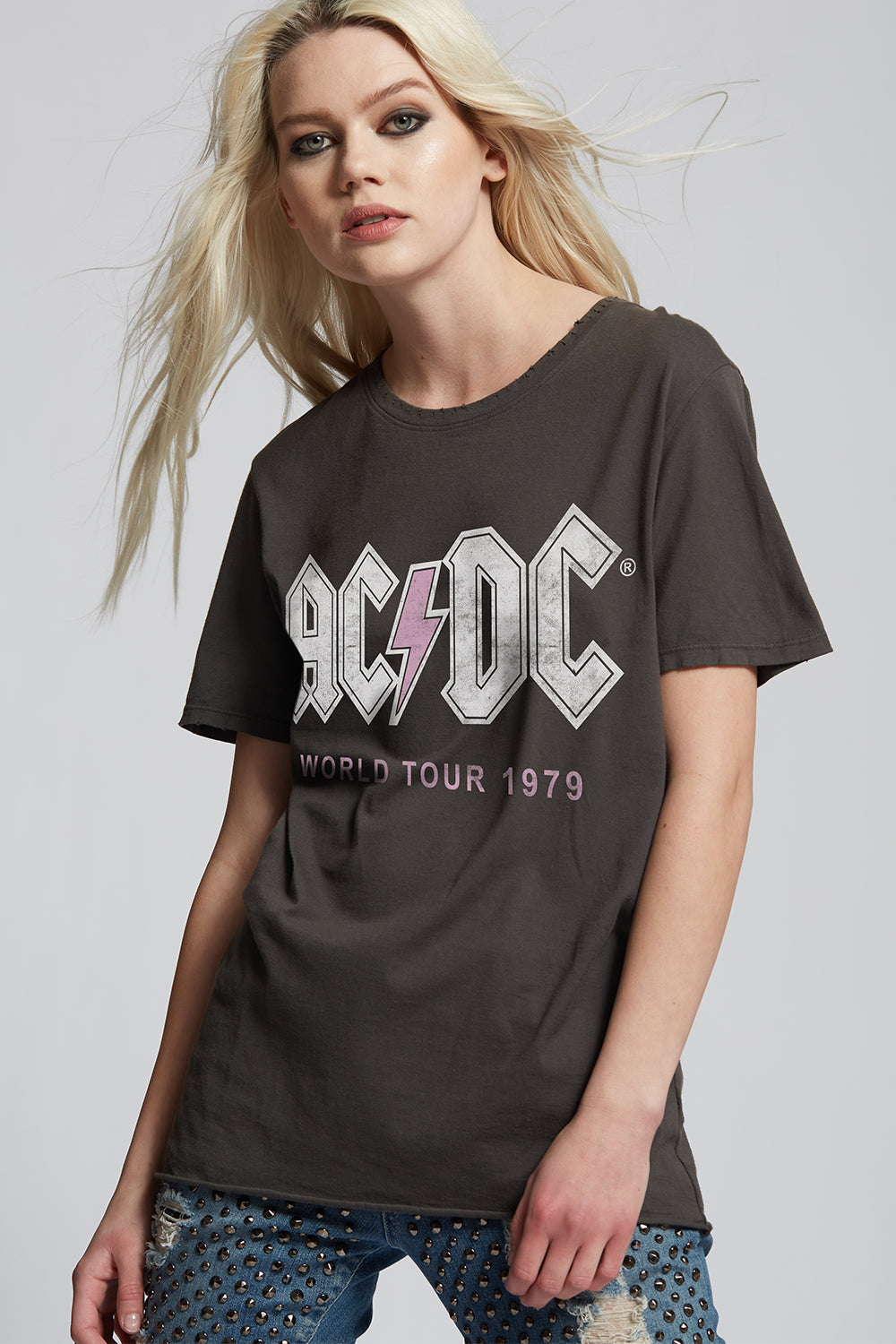 AC/DC '74 Jailbreak 1984 Fitted Tee - Recycled Karma Brands